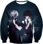 Tokyo Ghoul Season One And Two Ken Kaneki Cool Zip Up Hoodie  - Anime Hoodie - Sweatshirt