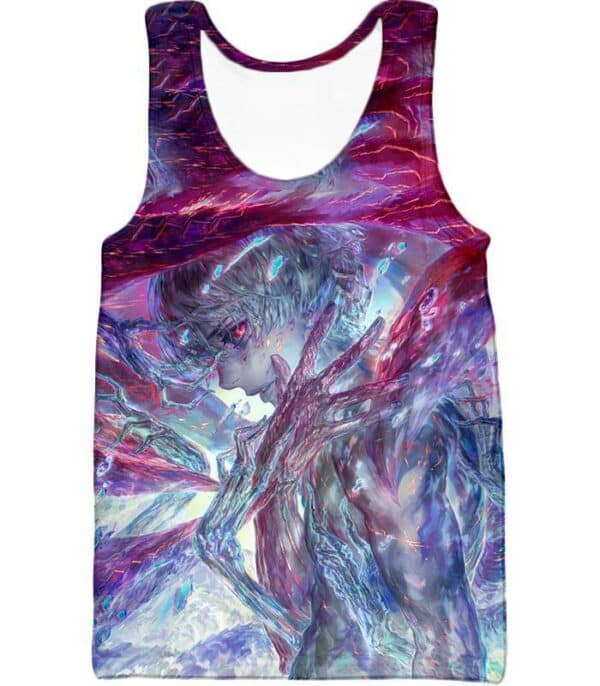 Tokyo Ghoul Super Cool Animated Ghoul Ken Kaneki Hoodie - Tank Top