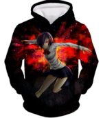 Tokyo Ghoul Super Hot Ghoul Touka Kirishima Black Action Hoodie  - Anime Hoodie