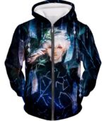 Tokyo Ghoul Tokyo Ghoul Promo Ken Kaneki Cool Graphic Printed Hoodie - Zip Up Hoodie