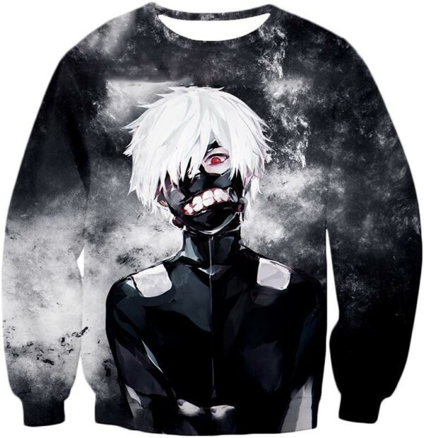 Tokyo Ghoul White Haired Ghoul Ken Kaneki Cool Action Hoodie - Sweatshirt