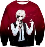 Tokyo Ghoul White Haired Hero Ken Kaneki Cool Red Hoodie - Sweatshirt