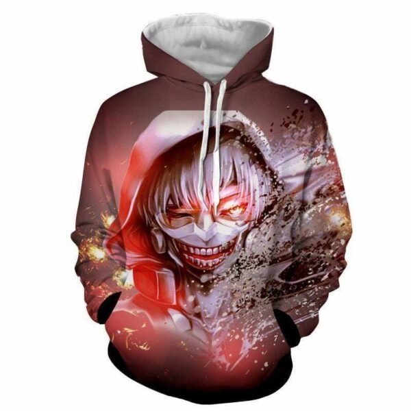 Young Ghoul Ken Kaneki Hoodie - Tokyo Ghoul Merch Hoodie