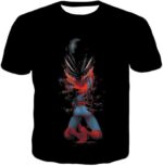 Crazy Venom Feeding Spiderman Black Action Hoodie - T-Shirt