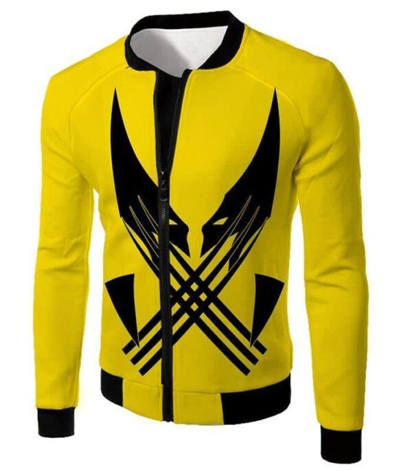 Best Mutant Hero Wolverine Promo Yellow Hoodie - Jacket