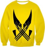 Best Mutant Hero Wolverine Promo Yellow Hoodie - Sweatshirt