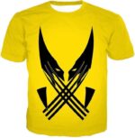 Best Mutant Hero Wolverine Promo Yellow Hoodie - T-Shirt