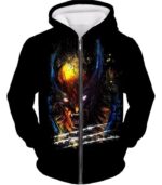 Favourite X-Men Hero Wolverine Promo Black Zip Up Hoodie