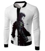 Mutant Wolverine Animated Cool White Hoodie - Jacket