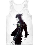 Mutant Wolverine Animated Cool White Hoodie - Tank Top