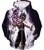 Yu Yu Hakusho Hiei Dragon Of The Darkness Flame Hoodie - Yu Yu Hakusho 3D Hoodies And Clothing Hoodie - Zip Up Hoodie