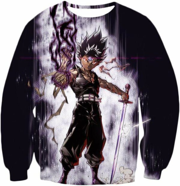 Yu Yu Hakusho Hiei Dragon Of The Darkness Flame Hoodie - Yu Yu Hakusho 3D Hoodies And Clothing Hoodie - Sweatshirt