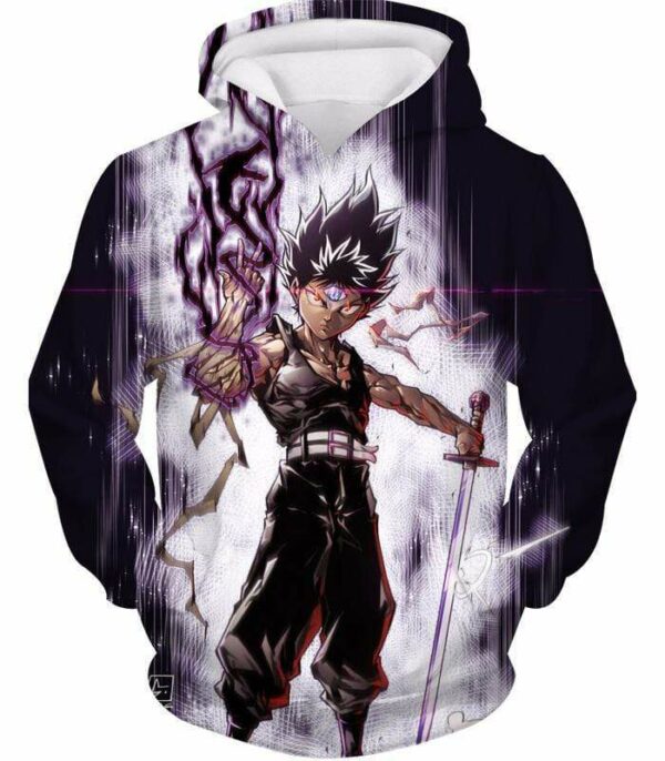 Yu Yu Hakusho Hiei Dragon Of The Darkness Flame Hoodie - Yu Yu Hakusho 3D Hoodies And Clothing Hoodie - Hoodie